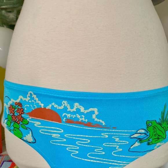 Vintage 60s deadstock tropical bikini girls 14 - Picture 2 of 6